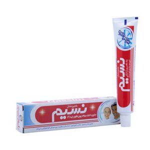 خمیردندان 80g تک رنگ با تیوپ لمینت نسیم
