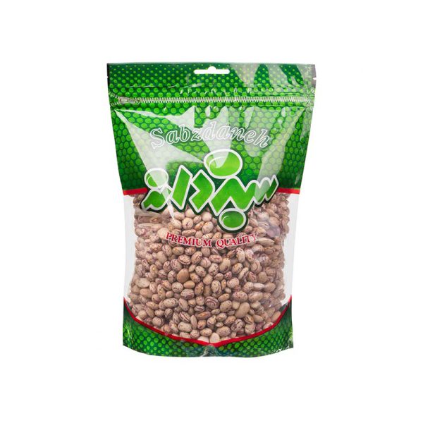 لوبیا چیتی 900g سبز دانه
