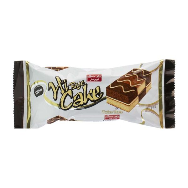 کيک لايه اي با کرم کاکائو و وانيل 50g هاي کيک شيرين عسل