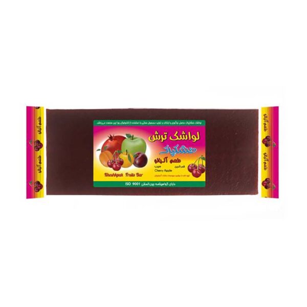 لواشک آلبالویی 360 گرم سلفون 4 عددی خشکپاک