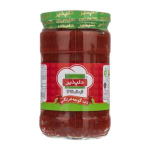 رب گوجه فرنگی شیشه680گرم دلپذیر