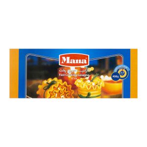 لازانیا سریع پخت 450گرمی مانا