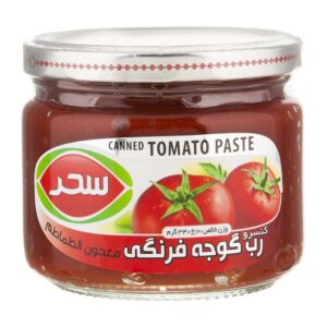 رب گوجه فرنگی شیشه 340 گرمی سحر