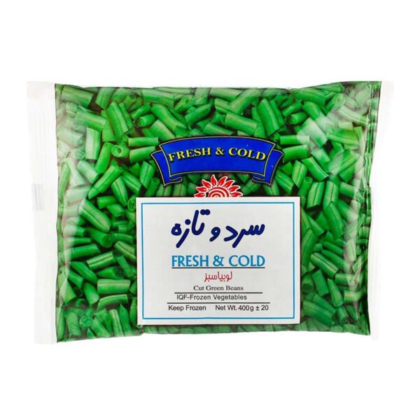 لوبیا سبز 400گرم سرد و تازه لوبیا سبز 400گرم سرد و تازه