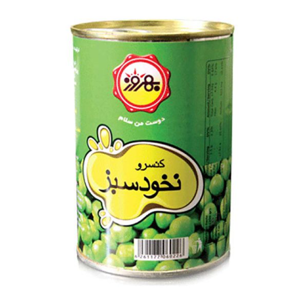 كنسرو نخود فرنگي 380 گرمي بهروز