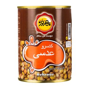 كنسرو عدسي 380 گرمي بهروز
