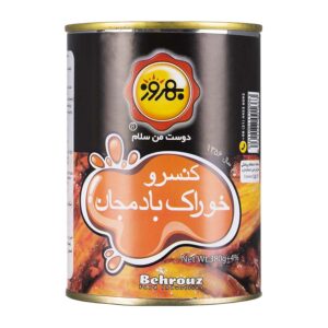 كنسرو خوراك بادمجان 380 گرمي بهروز