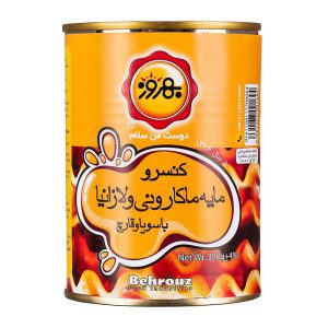 كنسرو مايه ماكاروني و لازانيا 390 گرمي بهروز