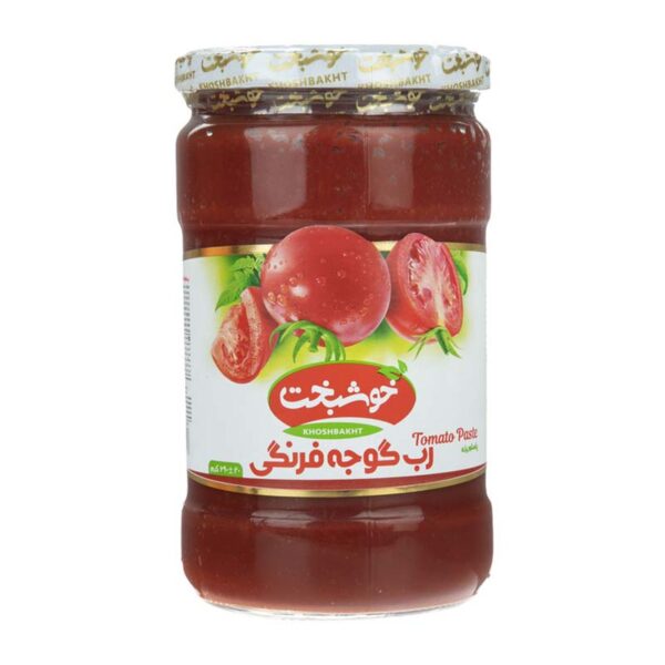 رب گوجه 690 شيشه اي خوشبخت
