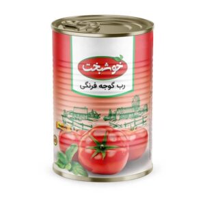 رب گوجه فرنگي قوطي 400 گرم خوشبخت