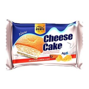 کيک روغني با مغزي پنيري 85 گرم بنيس