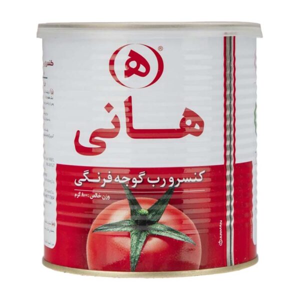 رب گوجه فرنگي800 گرمي هاني