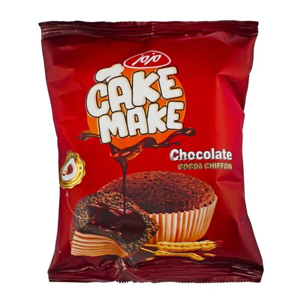 کيک شيفون شکلاتي با کرم شکلاتي ميک 50 گرم مزمز