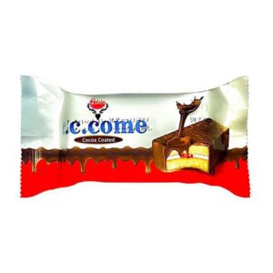 کيک لايه ايC.C COME روکشدار 50 گرم 24 عددي آدرين