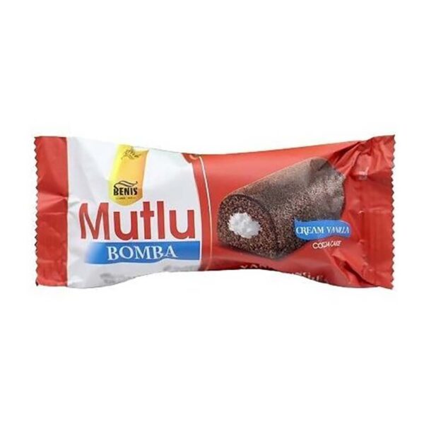 کيک کاکائو بمبا کرم وانيل45 گرم بنيس