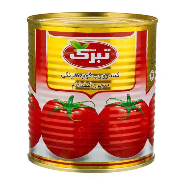 رب گوجه فرنگي 800 گرمي تبرک