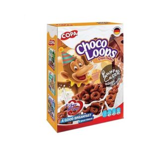 غلات صبحانه کاکائويي برنج و جو 300 گرمي کوپا