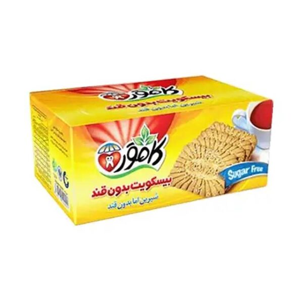 بيسكويت رژيمي و  بدون قند محتوي آرد گندم 360گرم كامور