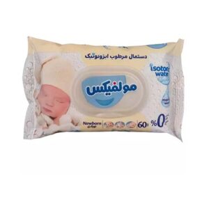 دستمال مرطوب ایزوتونیک نوزادی 60ع مولفیکس