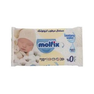 دستمال مرطوب ایزوتونیک حاوی لوسیون 20ع مولفیکس