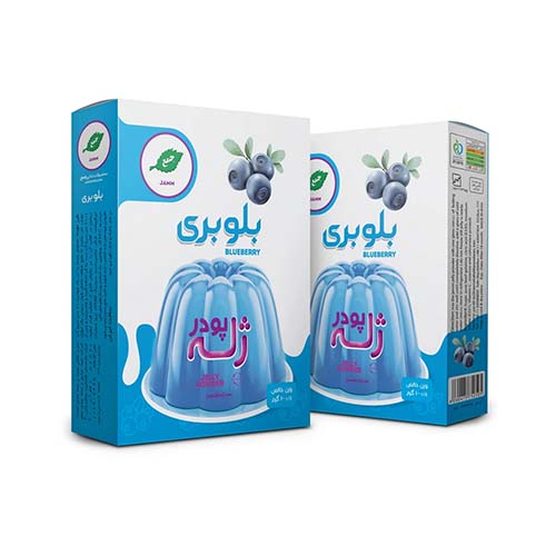 ژله بلوبری جعبه ایی 100گرم کوپا