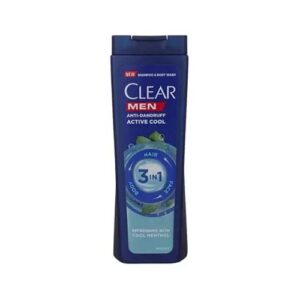 شامپو ضد شوره آقایان 200ml خنک کننده فعال 3x1 کلییر