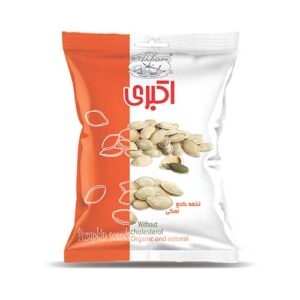 تخمه کدو نمکی 90گرم اکبری