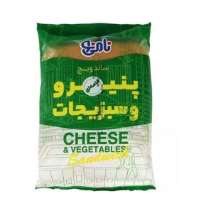 ساندويچ پنير خامه اي و سبزيجات 100گ نامي نو