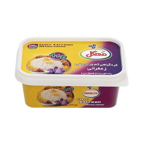 کره گیاهی زعفرانی 250گ IML مهگل کره گیاهی زعفرانی 250گ IML مهگل