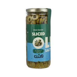زیتون شور سبز اسلایس شده500 گ ورژن