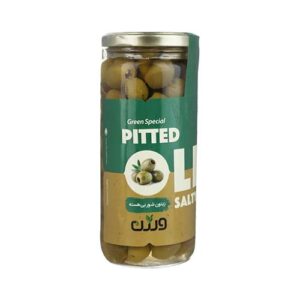 زیتون شور سبز بدون هسته500 گ ورژن