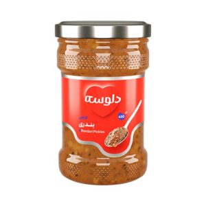ترشی بندری 630 گرمی دلوسه