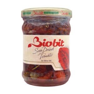 ترشی گوجه نیمه خشک در روغن زیتون 220گ بایوبیت