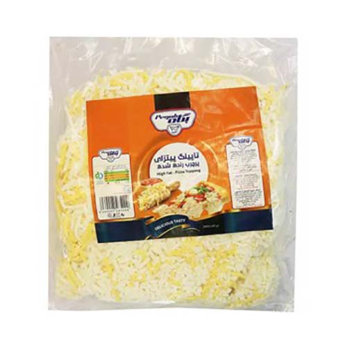 پنیر پیتزا تاپینگ رنده2ک پگاه پنیر پیتزا تاپینگ رنده2ک پگاه