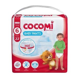 پوشک شورتی بچه با لایه تنفسی 22ع سایز6 کوکومی