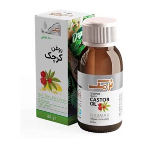 روغن کرچک بهداشتی 60 میل جعبه ای نرمک
