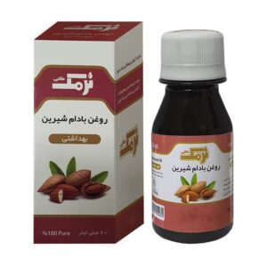 روغن بادام شیرین بهداشتی 60 میل جعبه ای نرمک