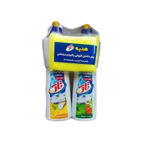 پک 2 ع مایع ظرفشویی 1000گ جوش شیرین+سرکه + اسکاچ رایگان تاژ