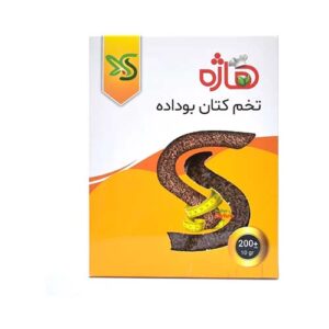 تخم کتان بو داده 200گ هاژه
