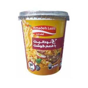 نودل گوشت لیوانی 65گرمی آماده لذیذ