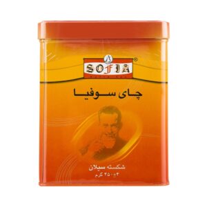چای شکسته ساده سیلان قوطی فلز 450g سوفیا