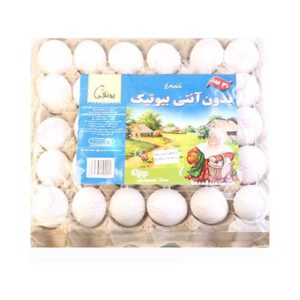 تخم مرغ شیرینگ 30 عددی بدون آنتی بیوتیک پرطلایی