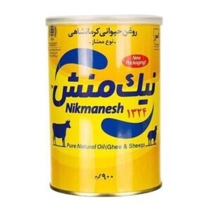 روغن کرمانشاهی ممتاز 900gکلید دار نیک منش