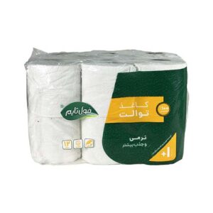 دستمال کاغذی توالت چهارلا نایلونی 12 رول فول تایم