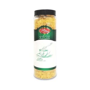 نبات نگین زعفرانی طعم هل 500گ سحرخیز