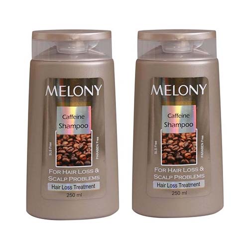 شامپو 250 میل - ضد ریزش دارای کافئین ملونی شامپو 250 میل - ضد ریزش دارای کافئین ملونی
