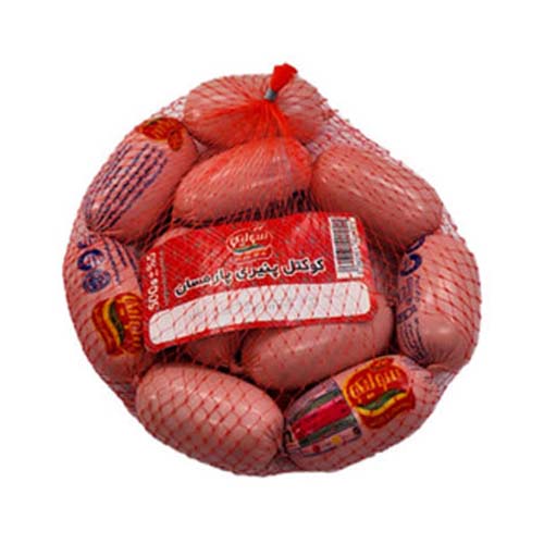 سوسیس کوکتل پنیری 5500gآمل سوسیس کوکتل پنیری 5500gآمل