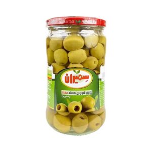 زیتون شور بی هسته ممتاز 630 گرمی سمیران