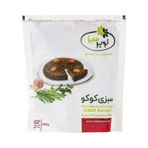سبزی کوکو400g نوبر سبز