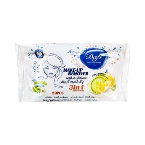 دستمال مرطوب آرایشی 20ع دافی